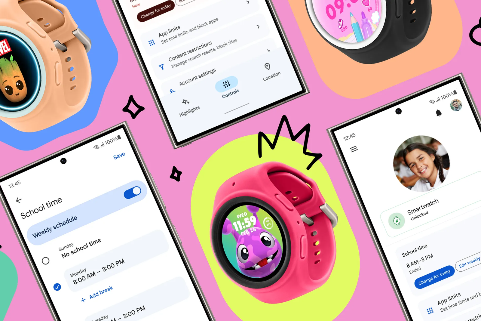 Samsung’s Galaxy Watch Can Now Be Customized for Kids Who Aren’t Ready for Smartphones